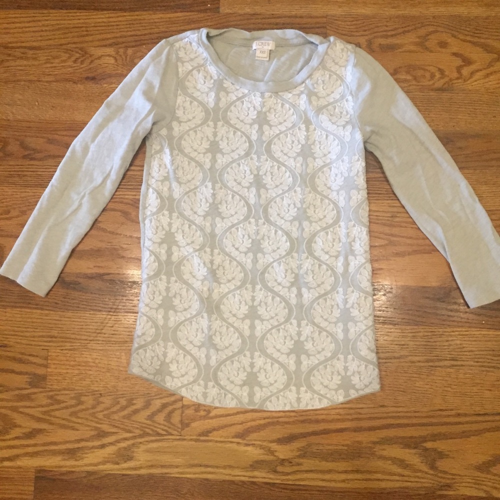 Jcrew 3/4 length shirt